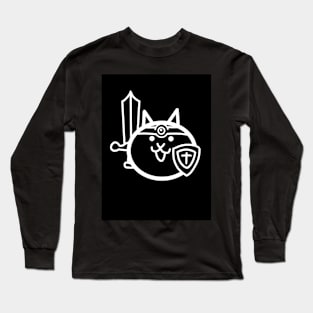 Brave Cat, Dark Long Sleeve T-Shirt